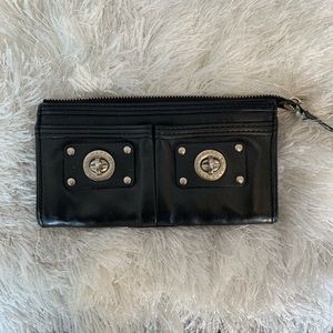 Marc Jacobs Black Leather Clutch/Wallet